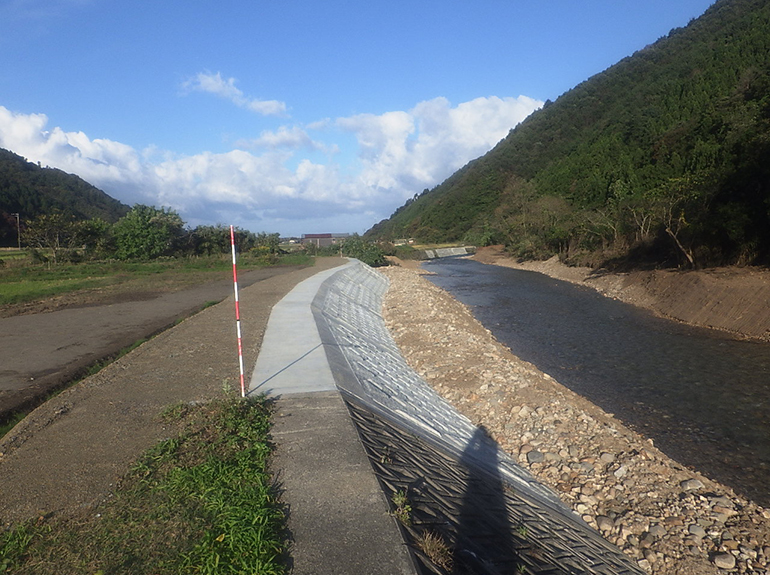 蒲萄川河川災害復旧工事